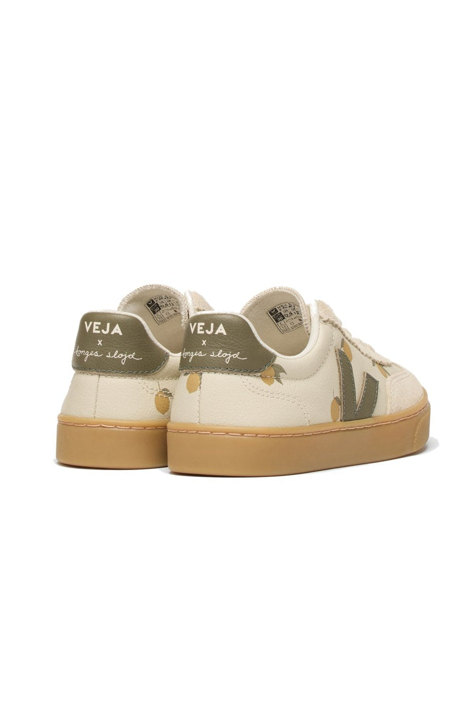 Volley Leather VEJA x Konges Sløjd - Lemon Argile – detalj 3