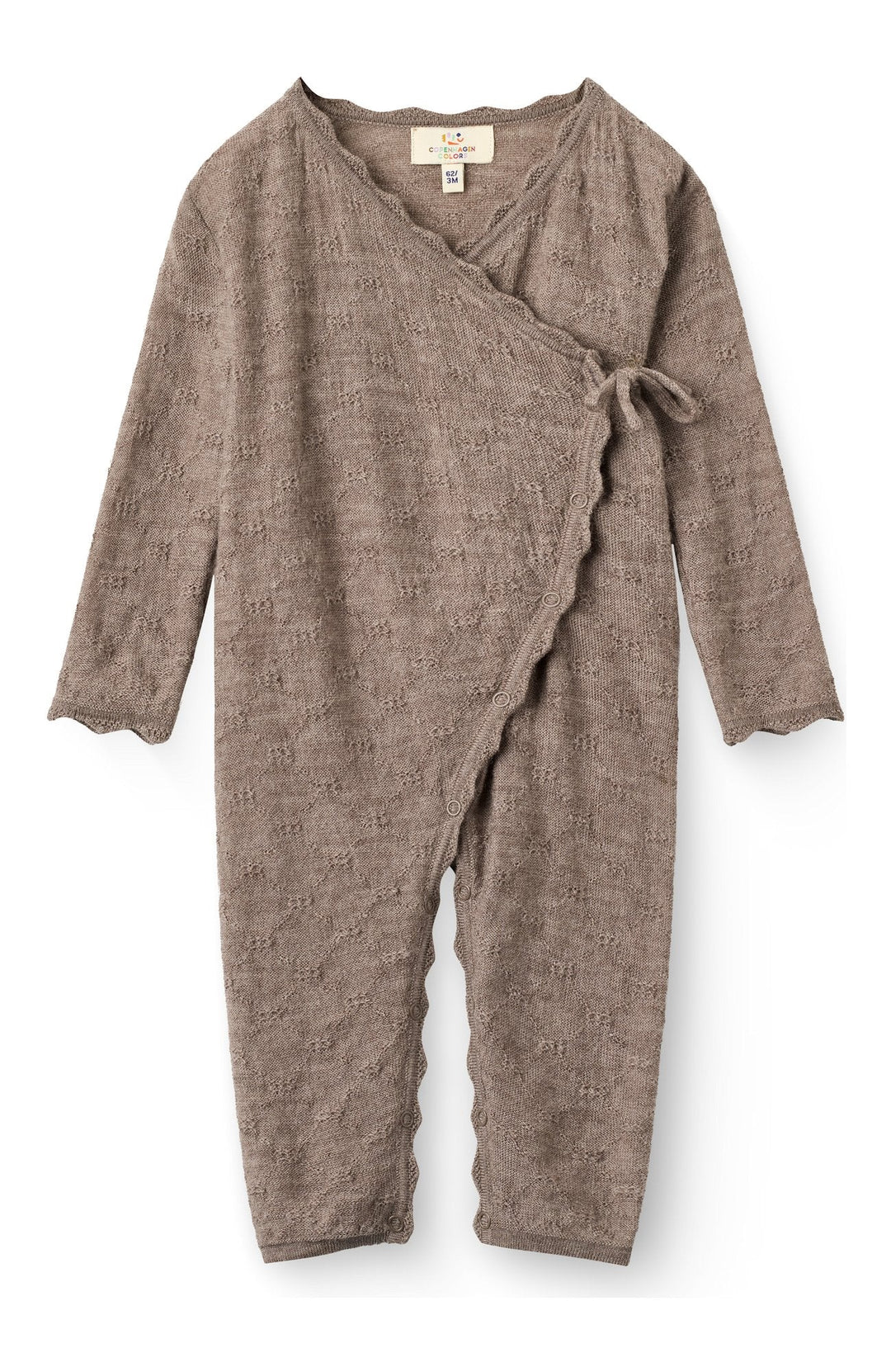 Light Knitted Full Body w. Scallop Edge - Natural Melange Copenhagen Colors Overall
