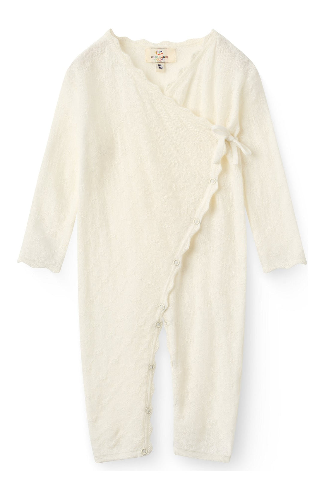 Light Knitted Full Body w. Scallop Edge - White Copenhagen Colors Overall