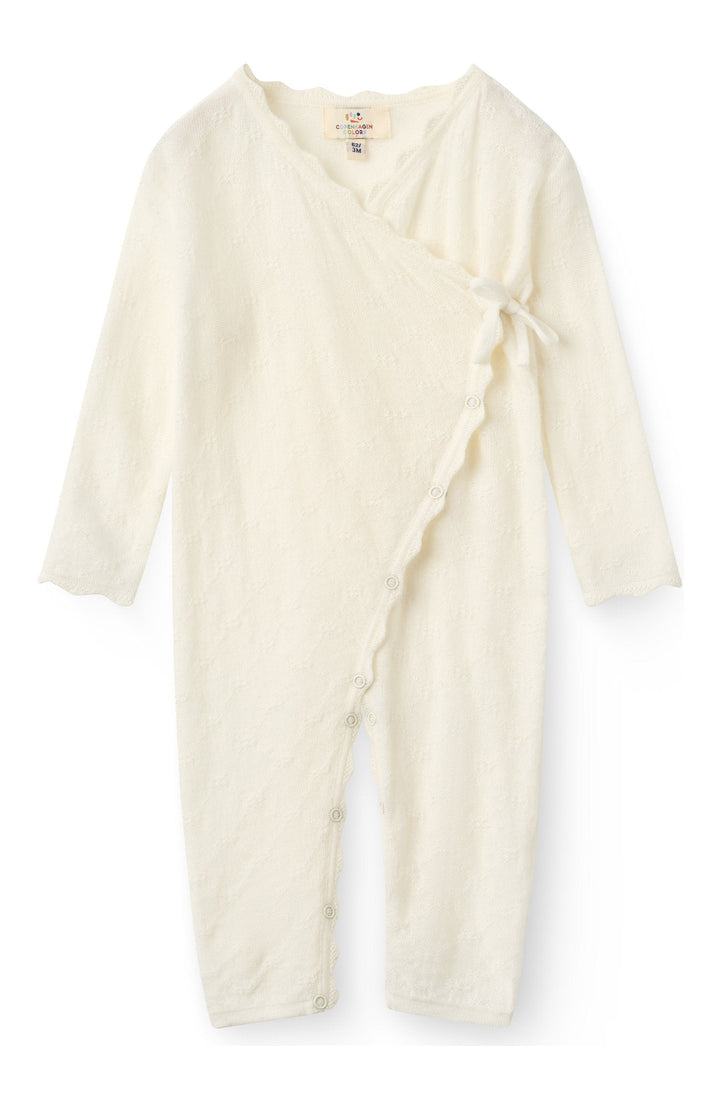 Light Knitted Full Body w. Scallop Edge - White Copenhagen Colors Overall