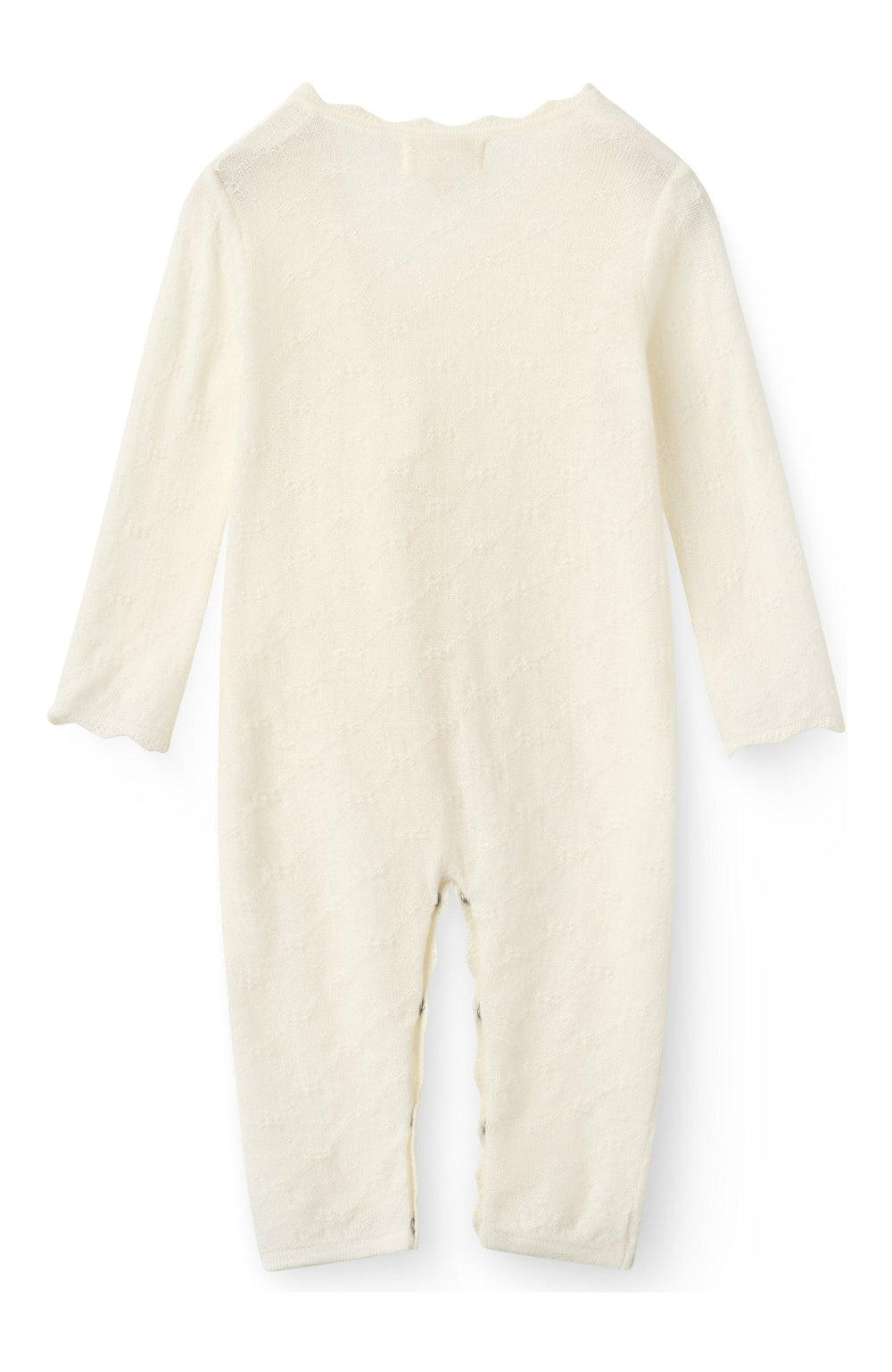 Light Knitted Full Body w. Scallop Edge - White Copenhagen Colors Overall