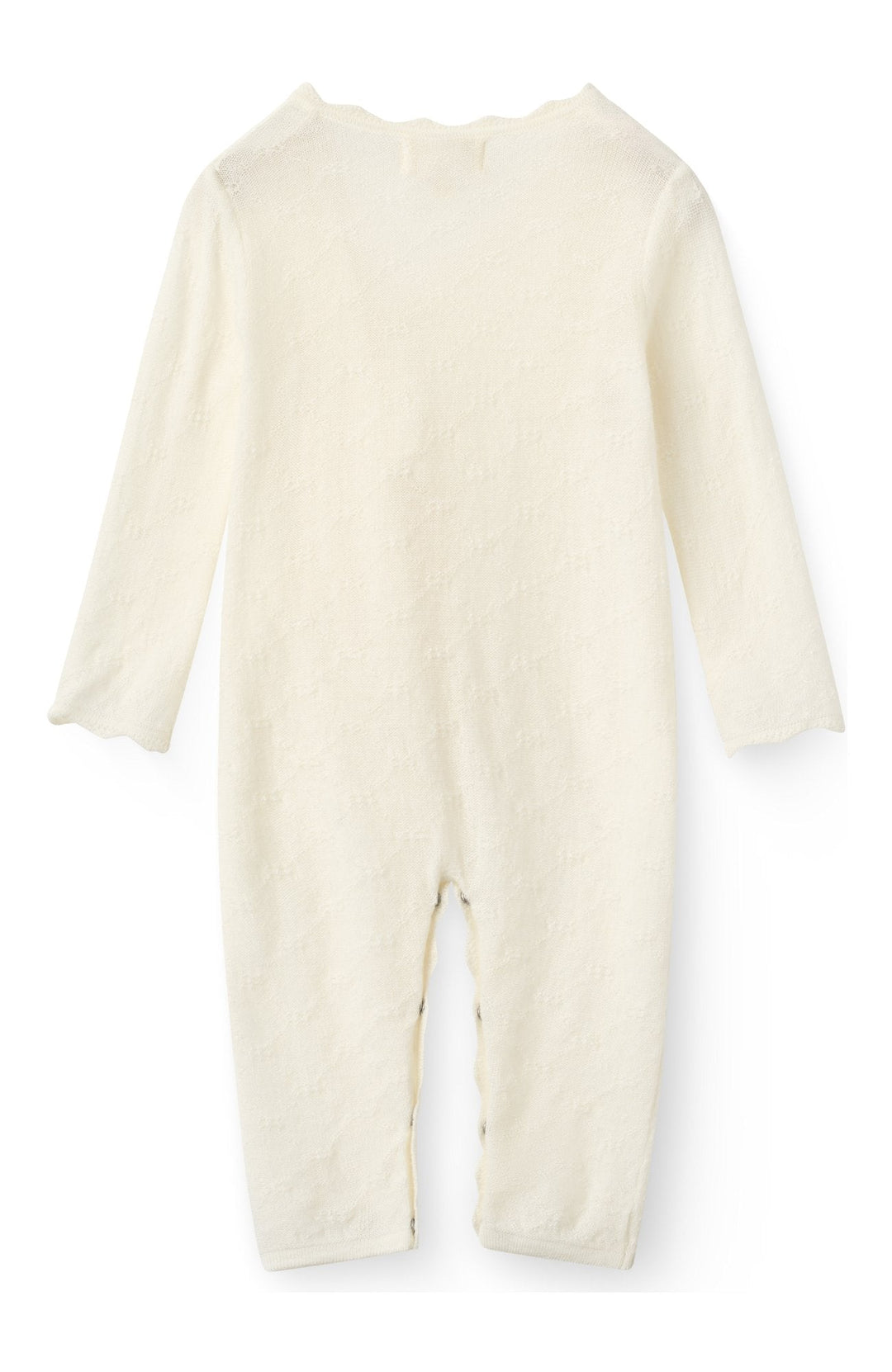 Light Knitted Full Body w. Scallop Edge - White Copenhagen Colors Overall