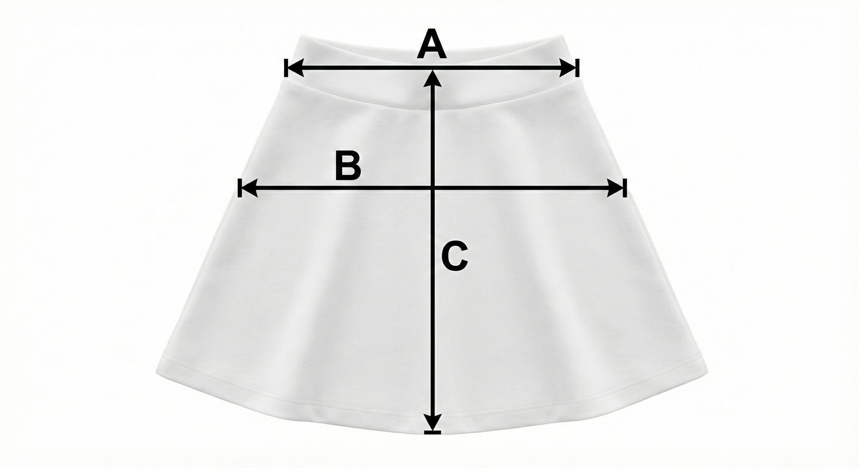 Schema delle misure - Gonna Bambina