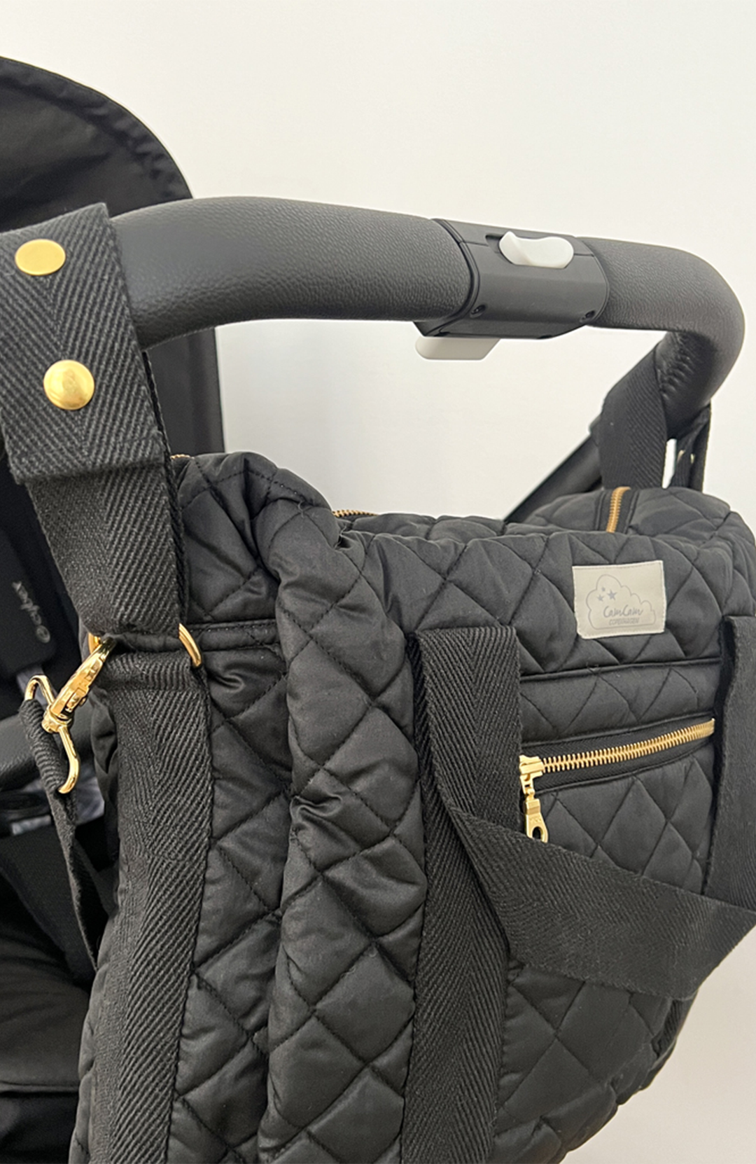 Changing Bag with Pram Straps - Black