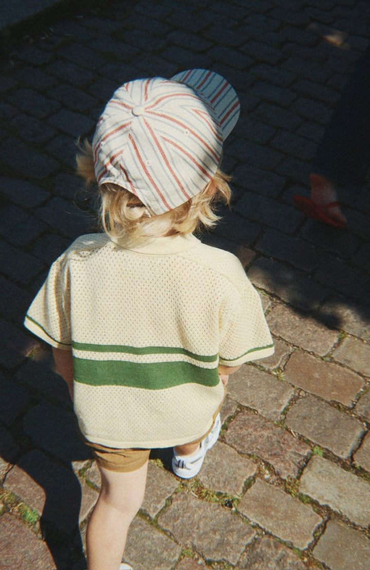 Frankie Cap - Stripe Winds Konges Slöjd keps