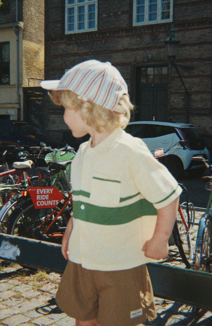 Frankie Cap - Stripe Winds Konges Slöjd keps