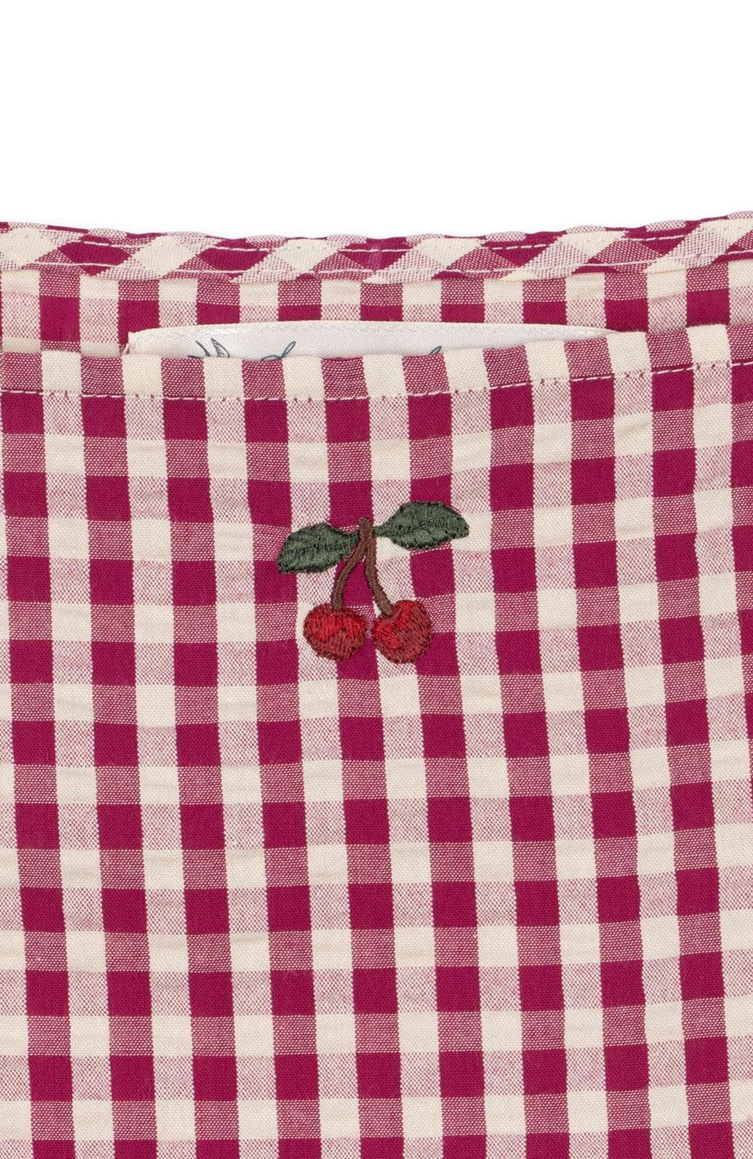 Isotta Dress - Raspberry Check Konges Slöjd Klänning