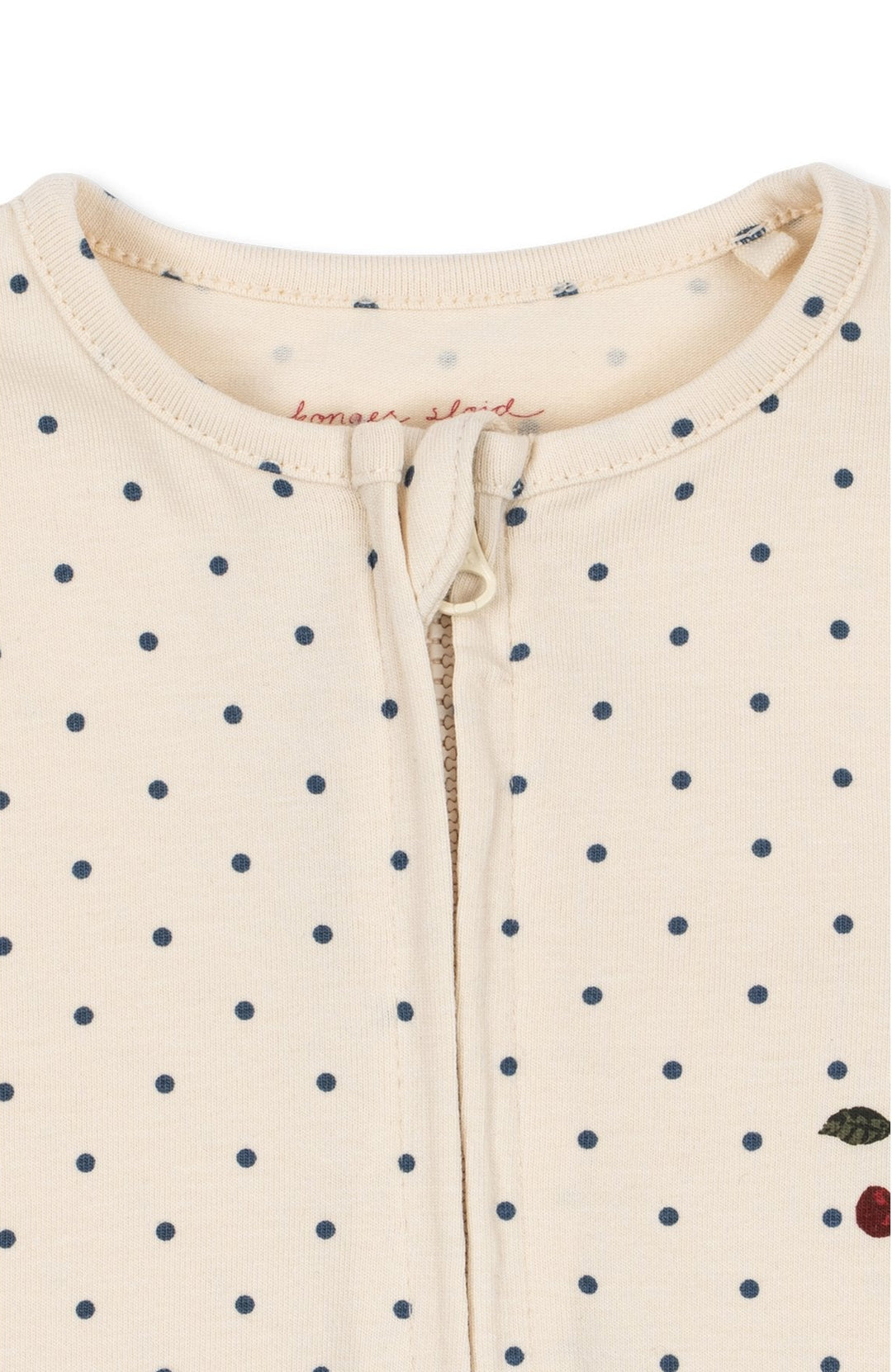 Basic Zip Onesie - Blue Dot Konges Slöjd Pyjamas