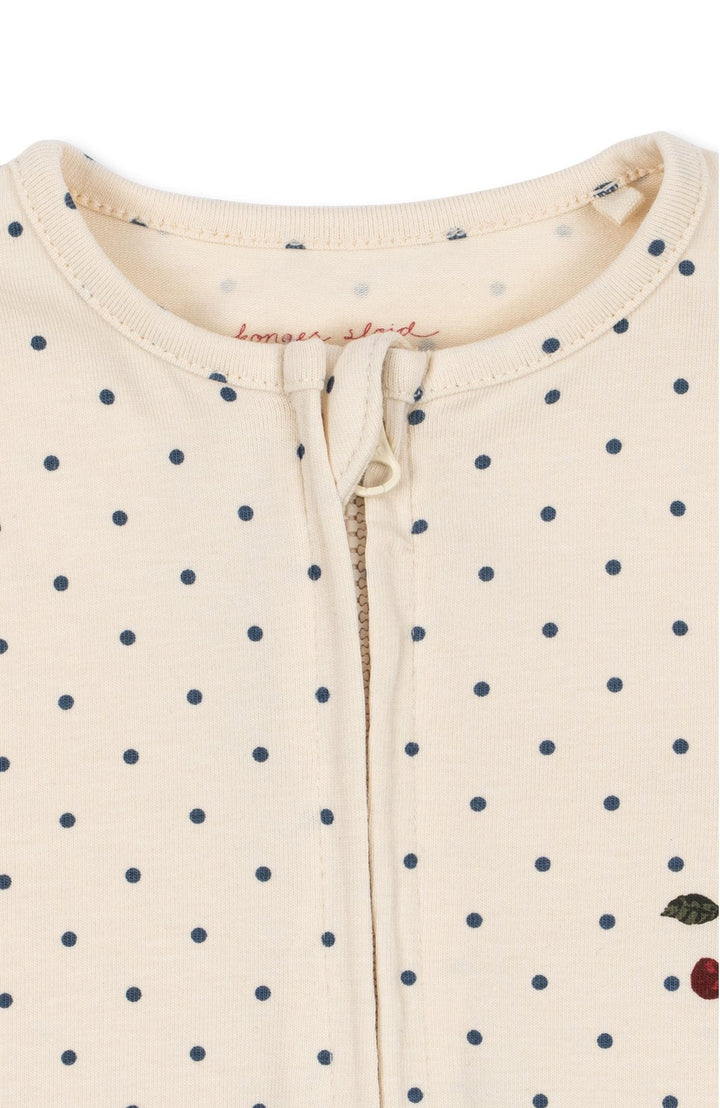 Basic Zip Onesie - Blue Dot Konges Slöjd Pyjamas