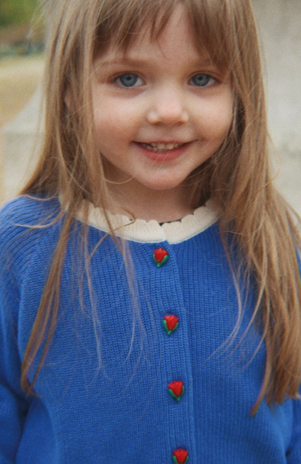 Lallo Cardigan - Blue