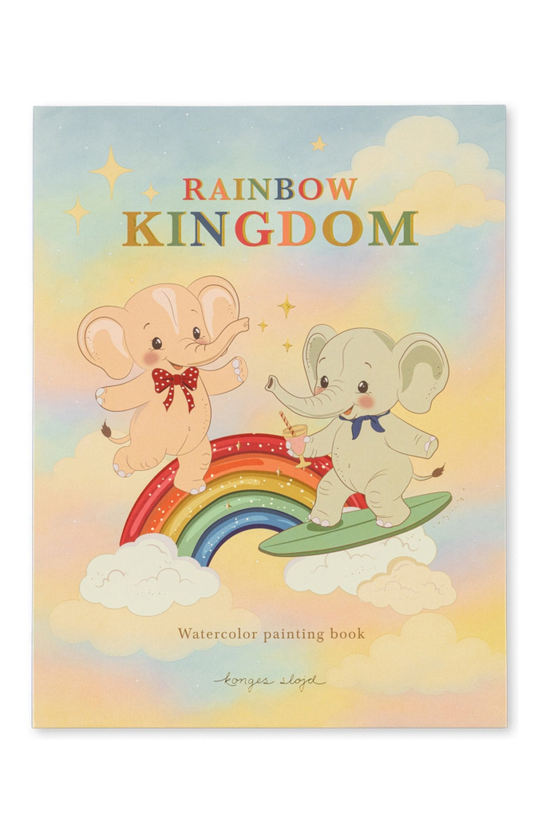 Rainbow Watercolor Book - Multi Konges Slöjd Målarbok
