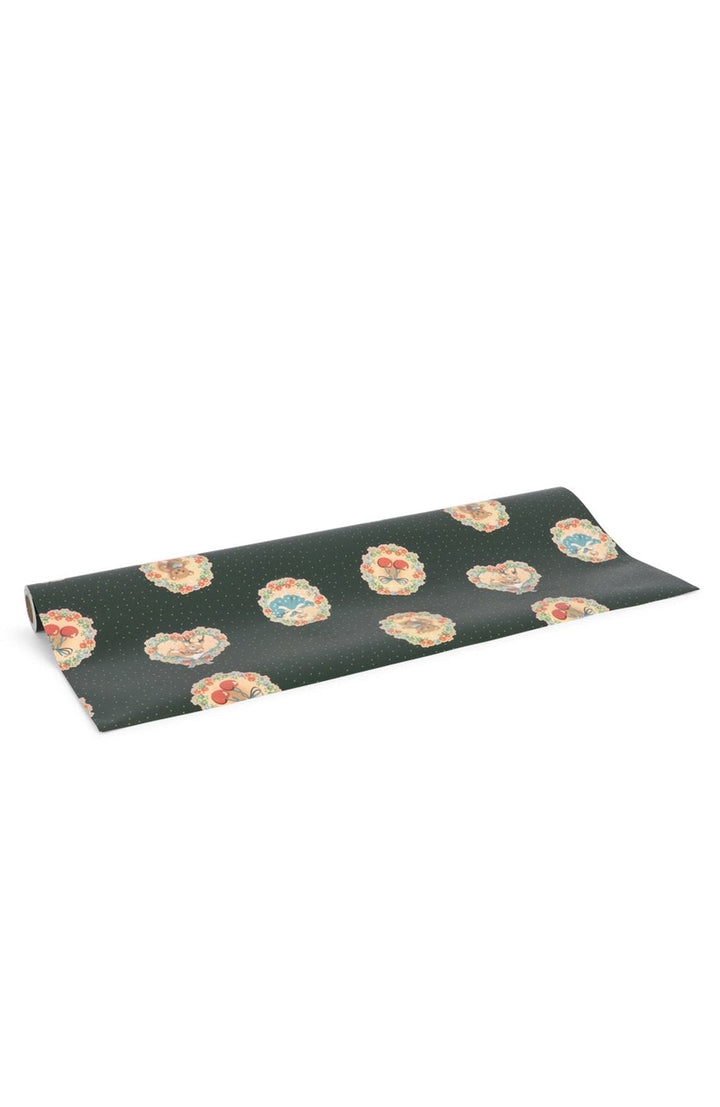 Wrapping Paper - Deer Diary Green