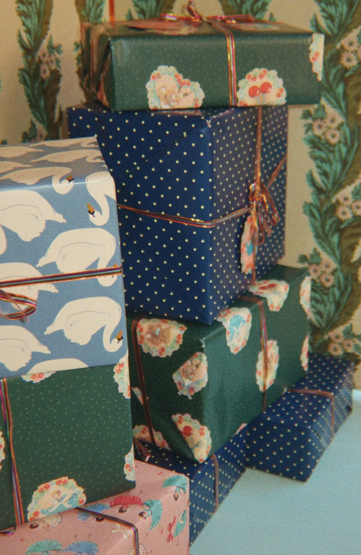 Wrapping Paper - Bow Ballerina Blush