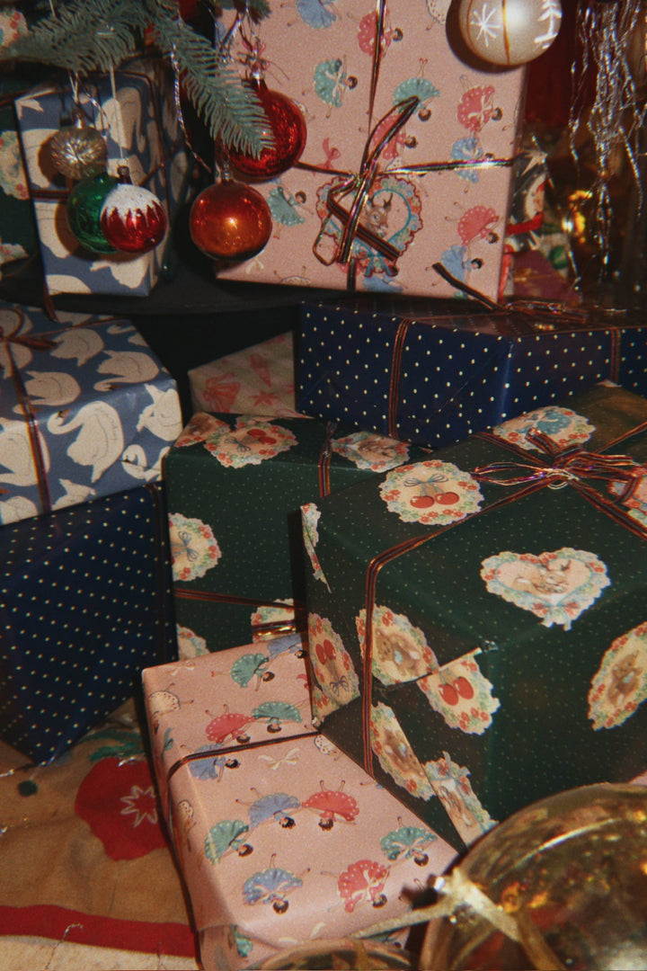 Wrapping Paper - Deer Diary Green