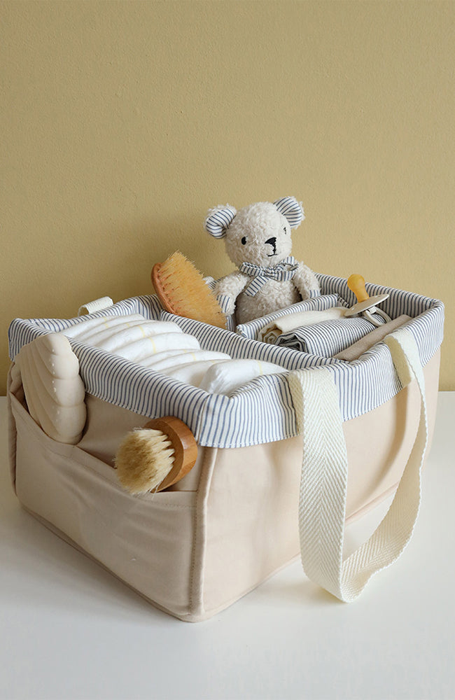 Diaper Caddy - Classic Stripes Blue CamCam Copenhagen Inredning