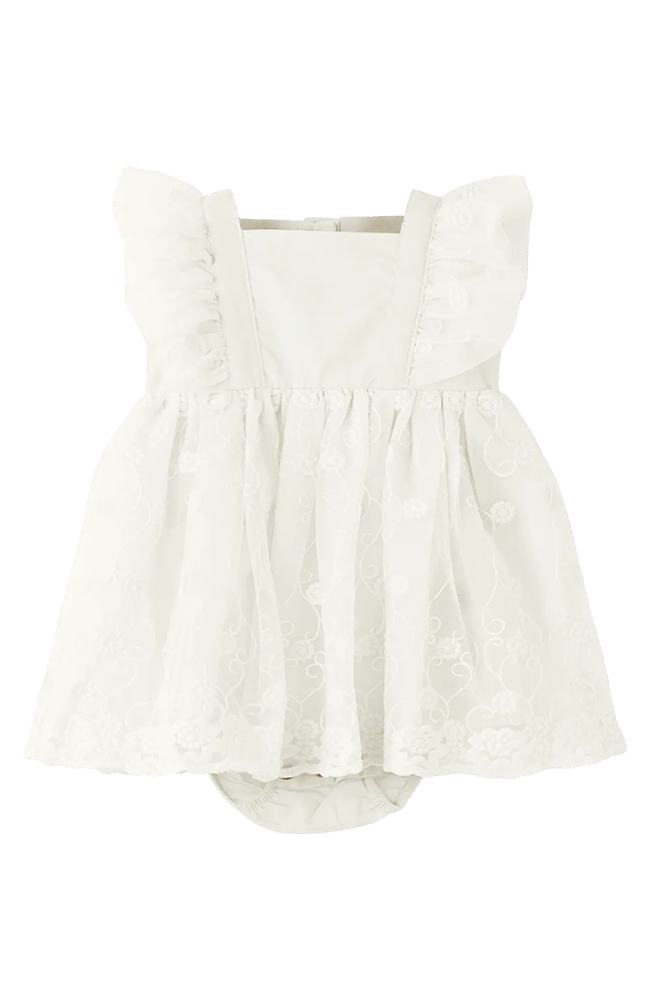 Feya Tulle Body Dress - Coconut Milk Lil' Atelier Body Klänning