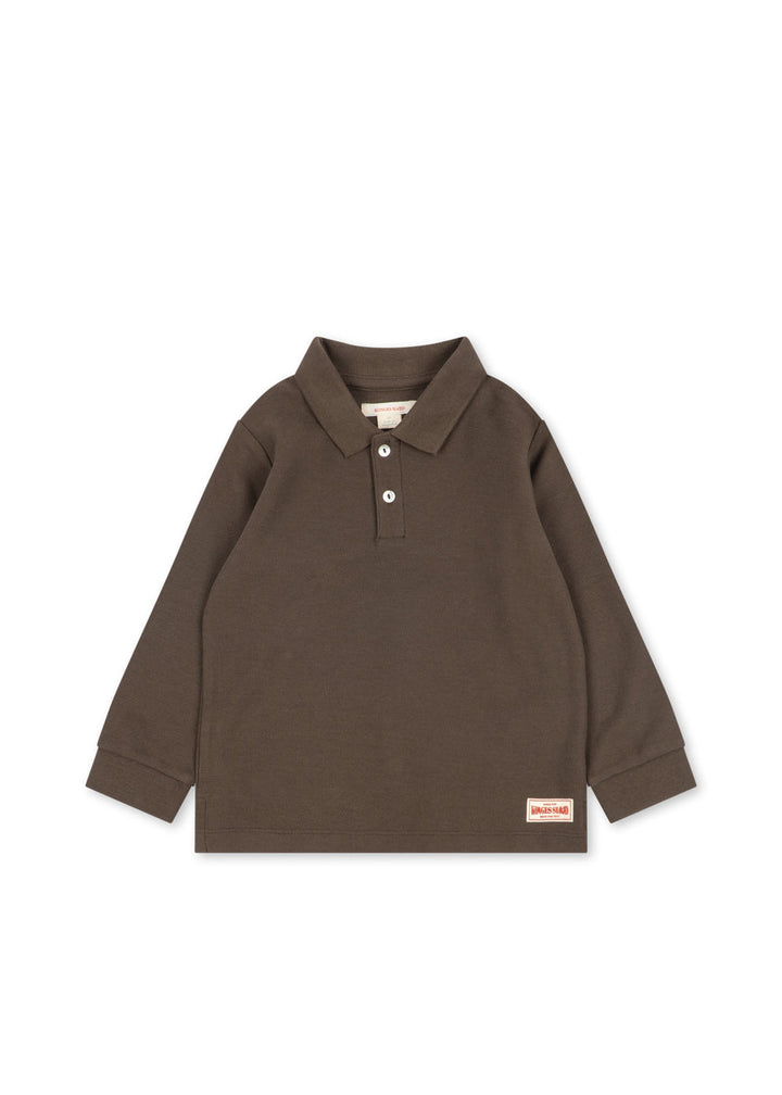 Florian LS Polo - Slate Black