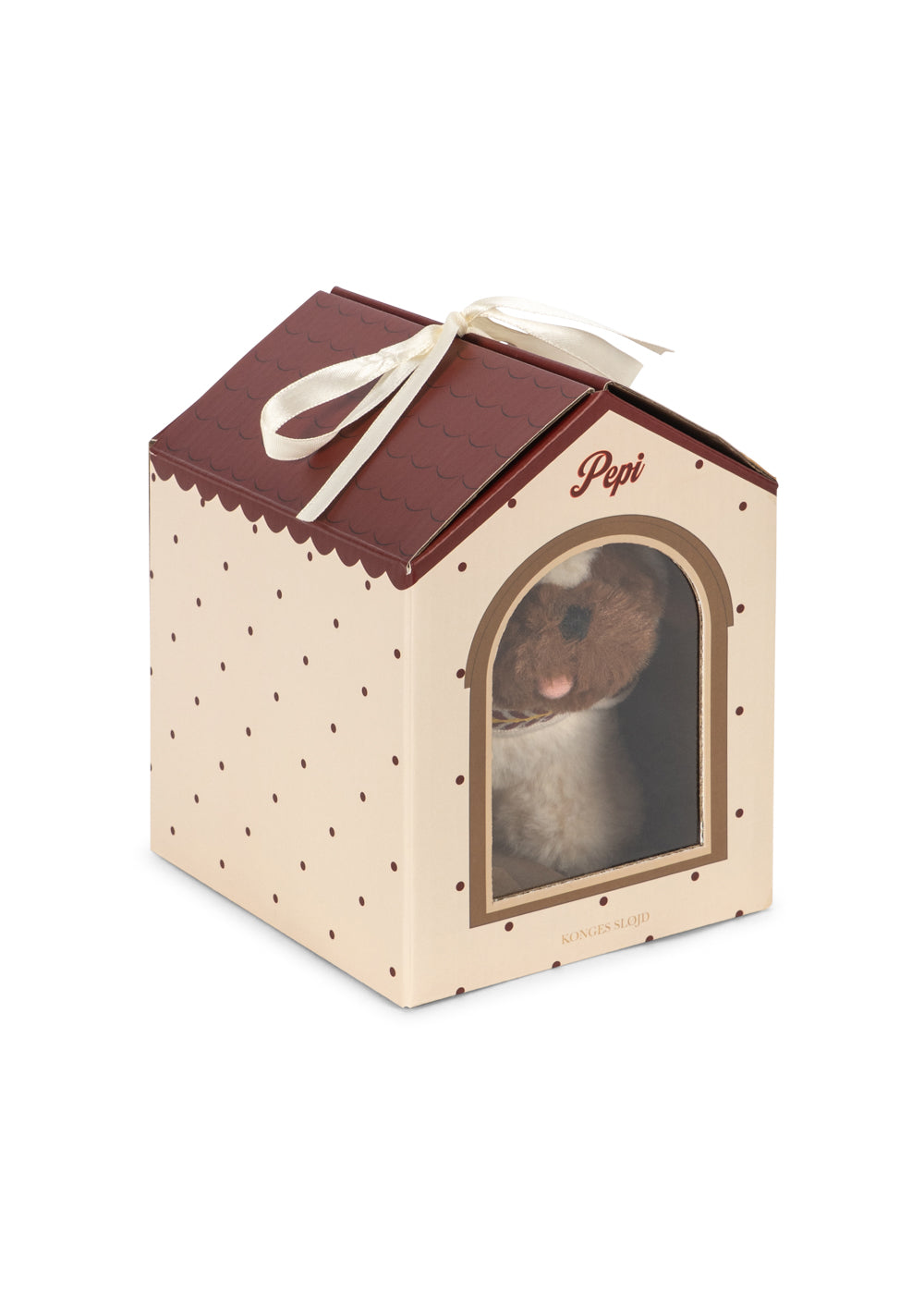 Pet Pug i presentförpackning formad som ett hundhus