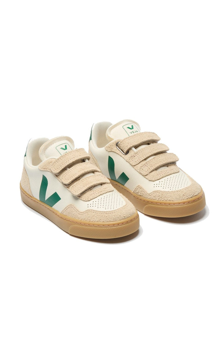 V-90 Leather - Pure Golf Almond VEJA Skor