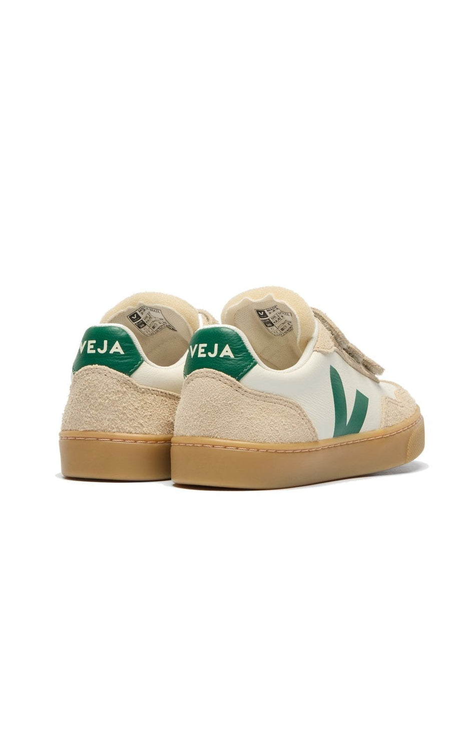 V-90 Leather - Pure Golf Almond VEJA Skor