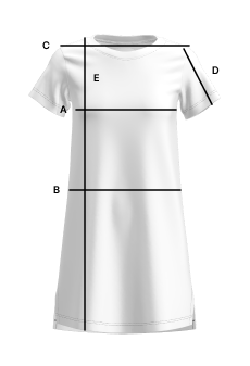 Schema delle misure - Abito Donna