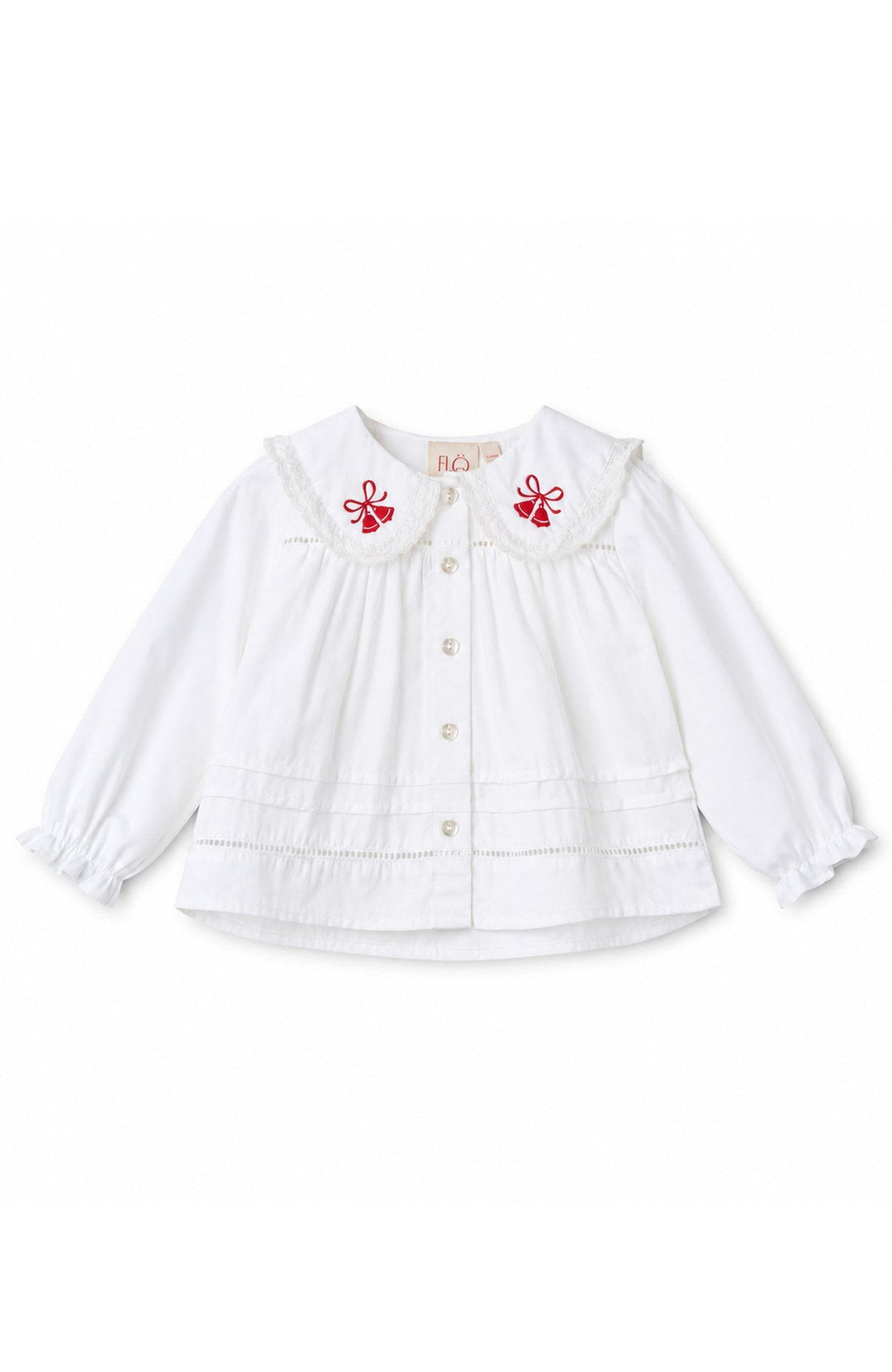 Adele Blouse - White Flöss Blus