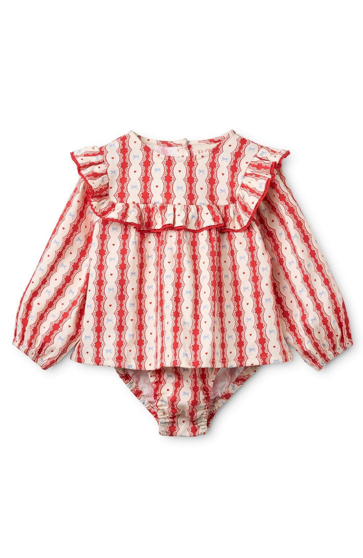 Joy Romper - Lace Stripe Flöss Romper