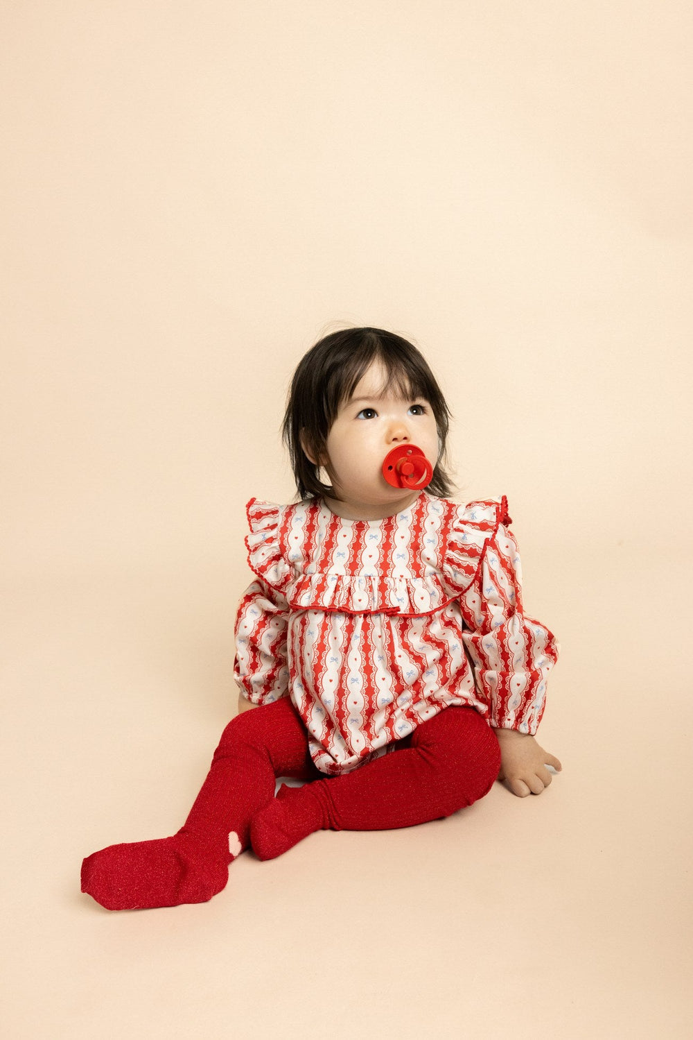 Joy Romper - Lace Stripe Flöss Romper