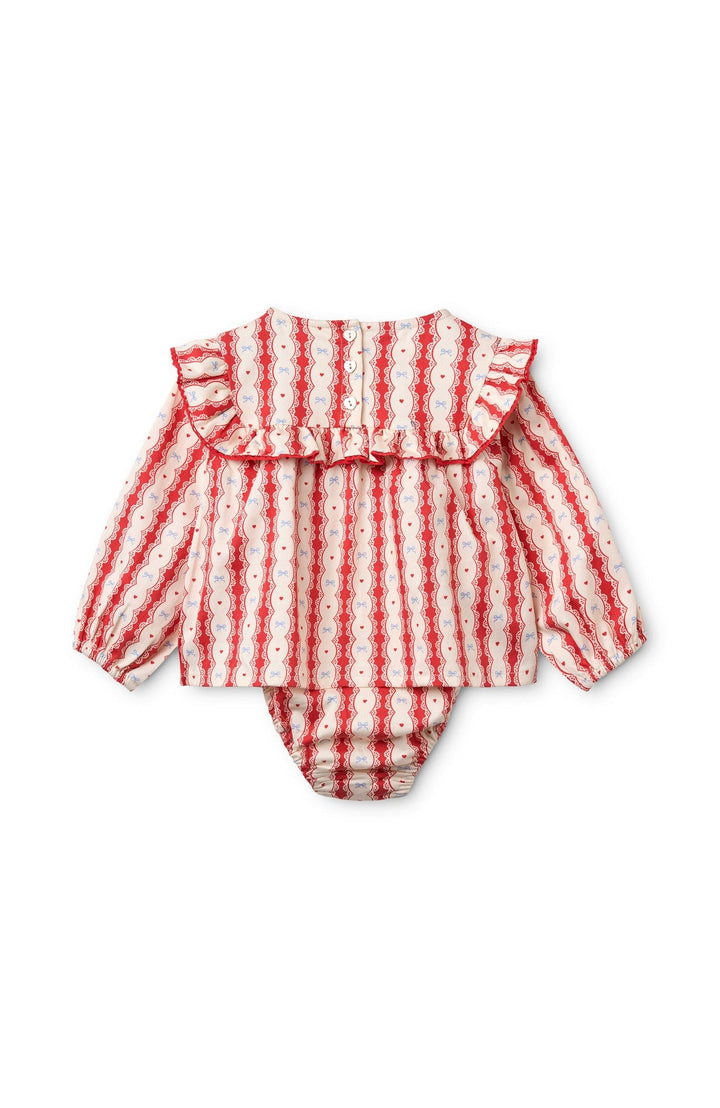 Joy Romper - Lace Stripe Flöss Romper