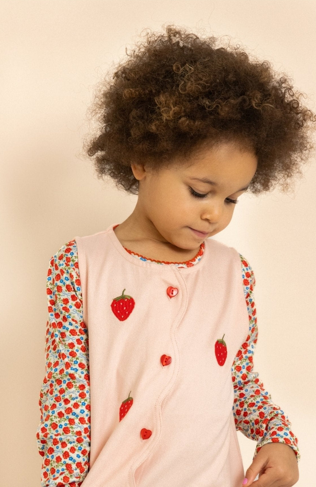 Melody Dress - Soft Rose Flöss Klänning