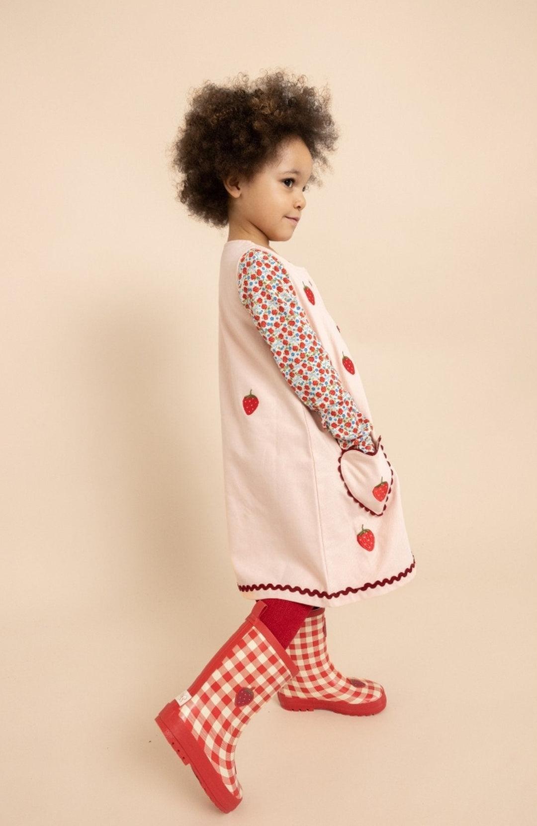 Melody Dress - Soft Rose Flöss Klänning