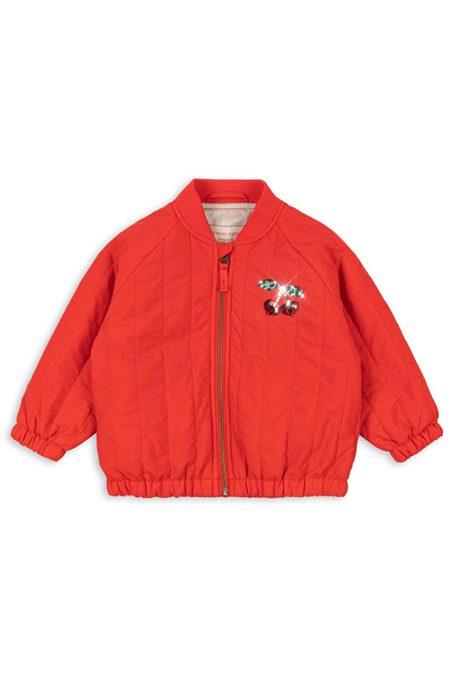 Juno Bomber Jacket - Fiery Red