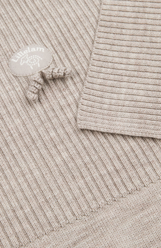 Merino Blanket Baby Natur - Light Beige Lillelam Filt
