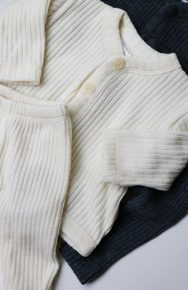 Wool Pants - Creme Vit Joha Leggings