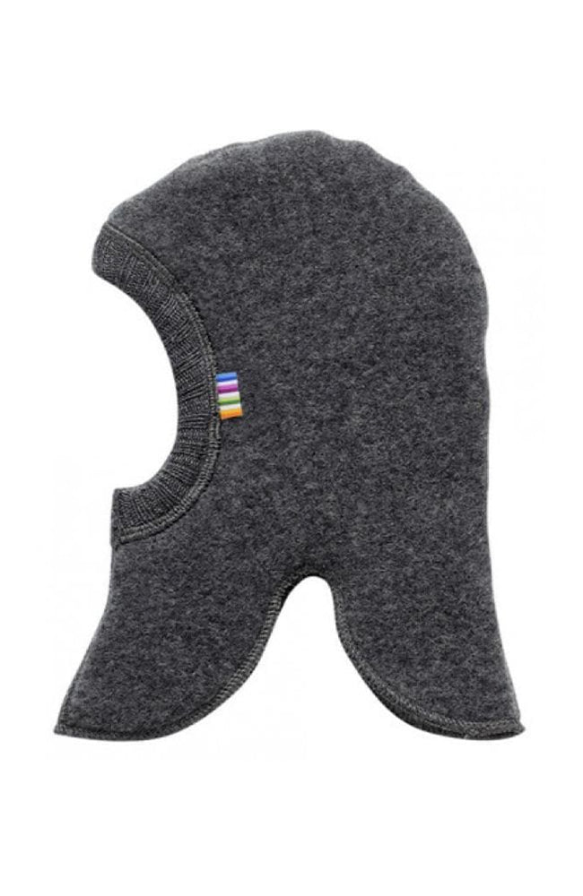 Wool Balaclava Double Layer - Grey Melange Joha mössa