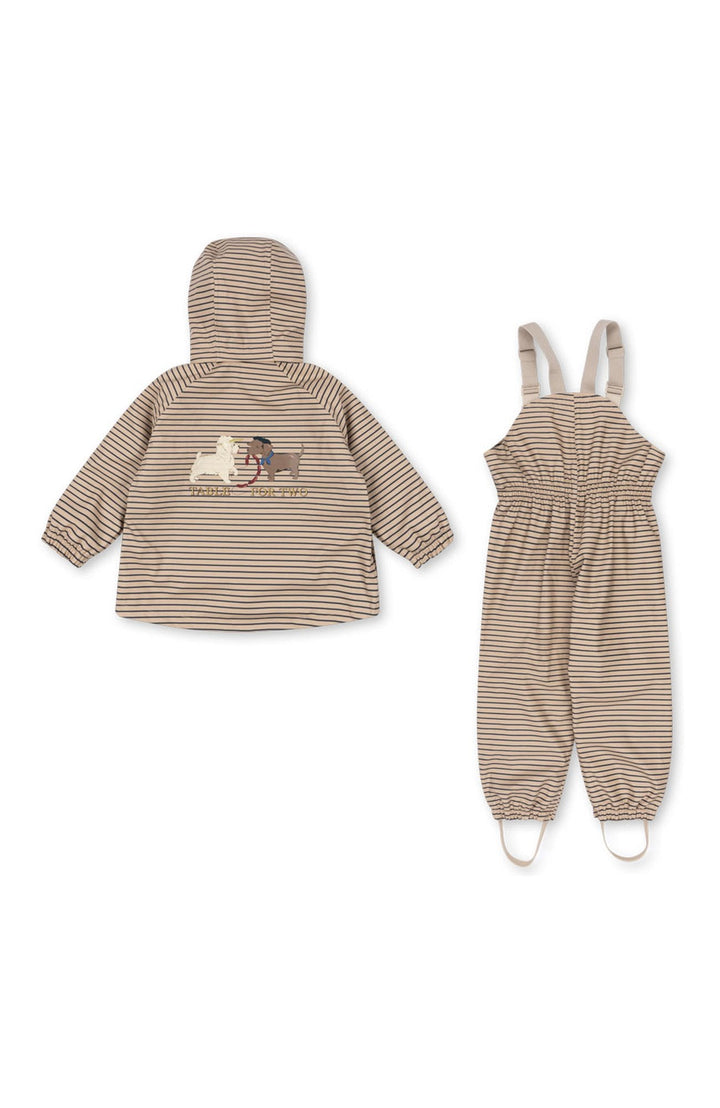 Rainy Palme Dog Set - Stripe La Mer Konges Slöjd Ytterkläder
