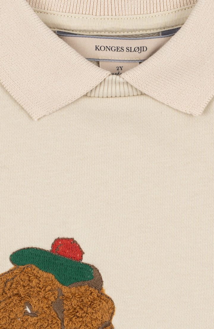 Spotty Sweat Shirt - Brown Rice Konges Slöjd Sweatshirt