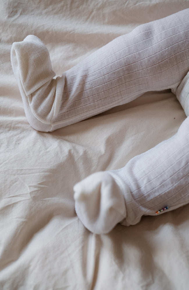 Wool Onesie 2 in 1 - Nature White Joha onesie