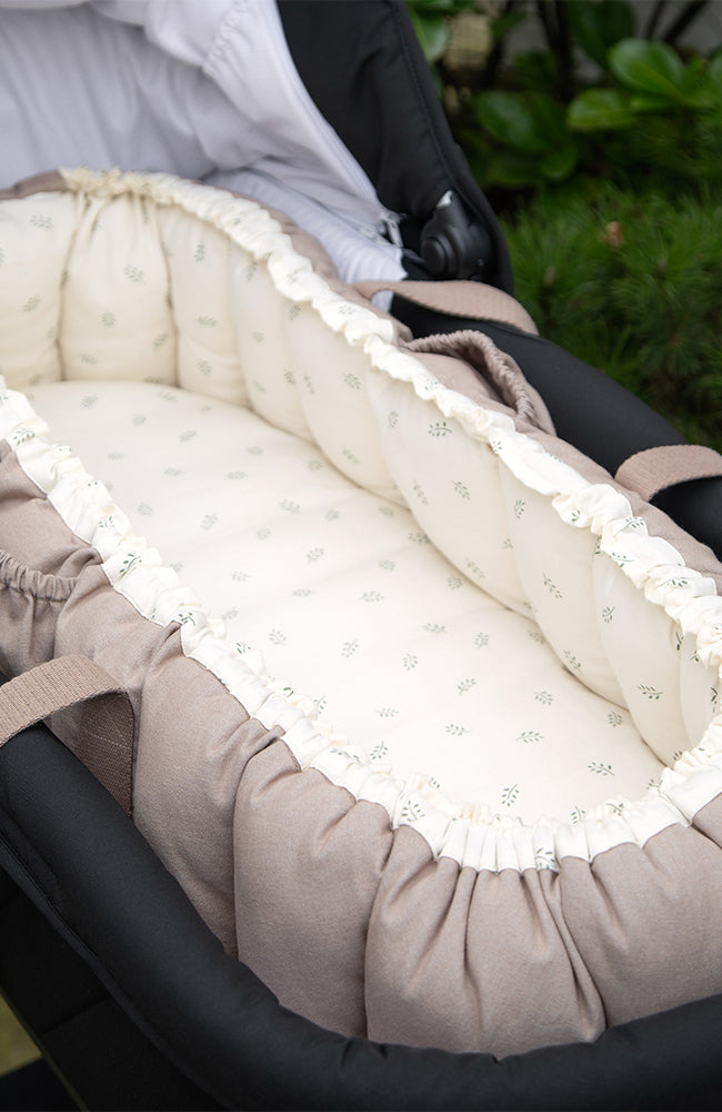 3-in-1 Babynest - Sophora Leaves Sebra babylift
