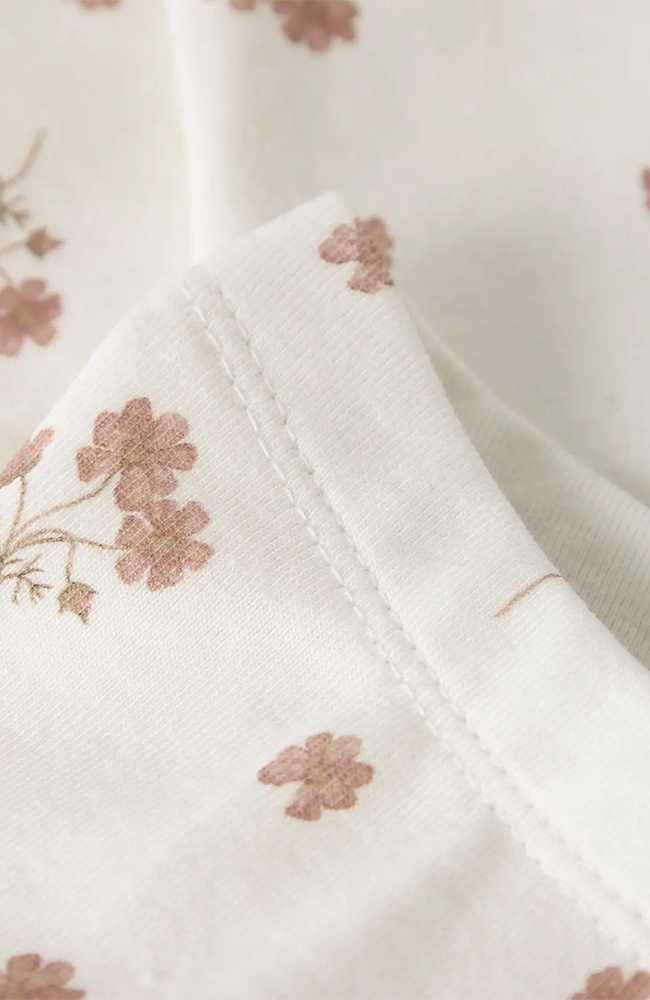 Layo Slim Leggings - Coconut Milk Flower Pink Lil' Atelier Leggings