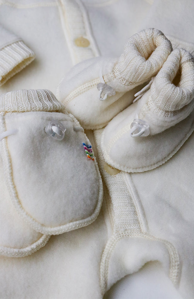 Wool Mittens - Creme Vit Joha ytterkläder