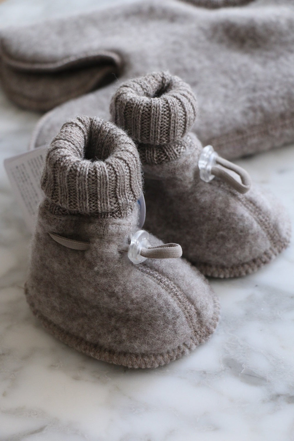 Wool booties - Sand Joha Skor